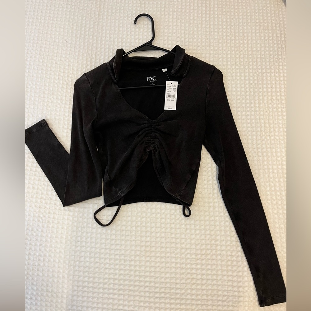 NWT PacSun wrap shirt, size S!